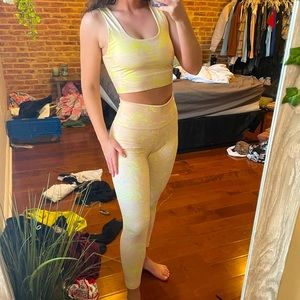 Fabletics TieDye Tank and Leggings Set - Size M